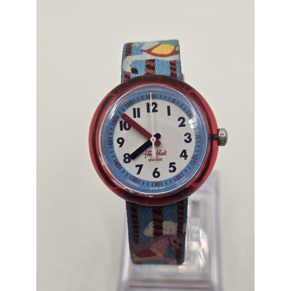 The Flik Flak "Mary Go Around" Ref. FPNP031 Children's Watch. New Battery